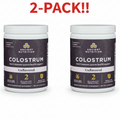 Ancient Nutrition Colostrum Powder Unflavored 2.8oz 2-PACK (56 Servings Total) - Pure Immune & Gut Support Bundle