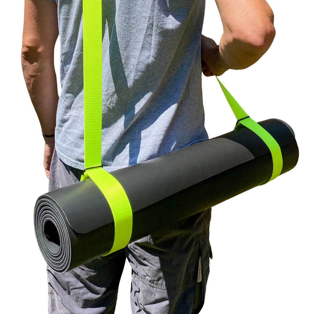 2-in-1 Yoga Strap | neon yellow